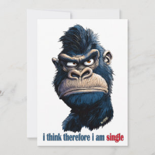 i think therefore i am single card
