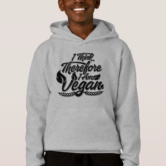 I Think, Therefore I Am Vegan (Front)