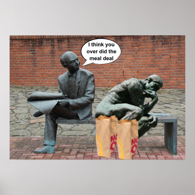 I think you over did the meal deal. poster (Front)