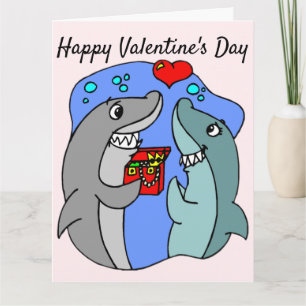 I Think You're Totally Jawsome, Shark Valentine Card