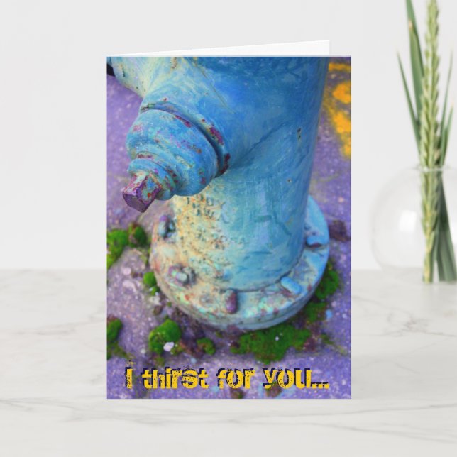 I thirst for you... holiday card (Front)