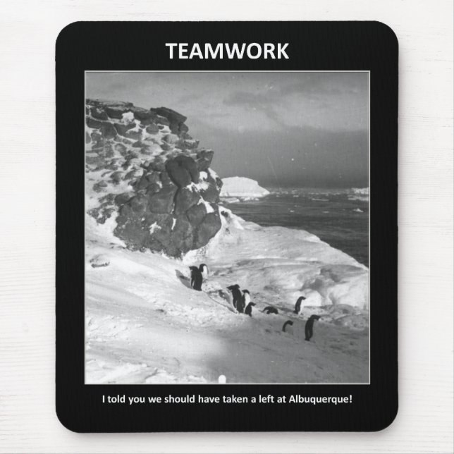 i-told-you-we-should-have-taken-a-left mouse pad (Front)
