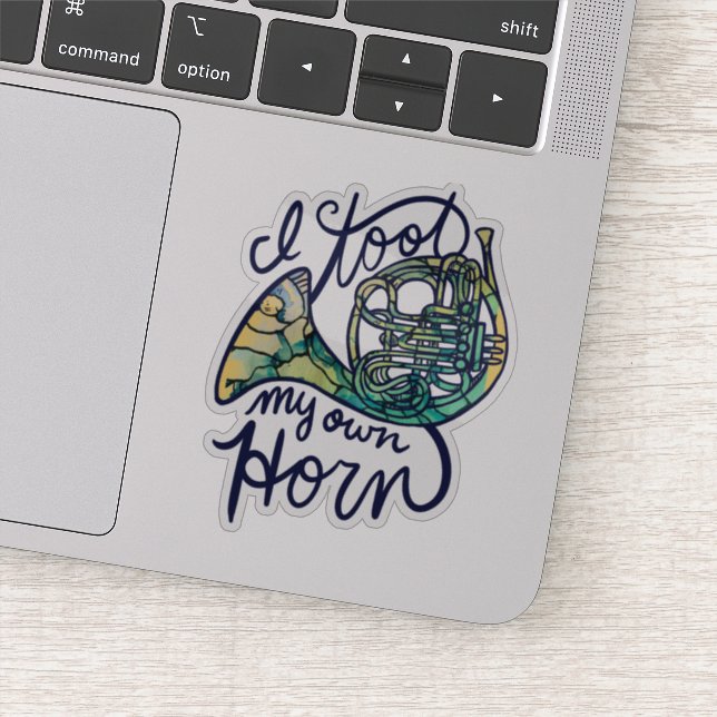 I toot my own horn French Horn Band Class (Detail)