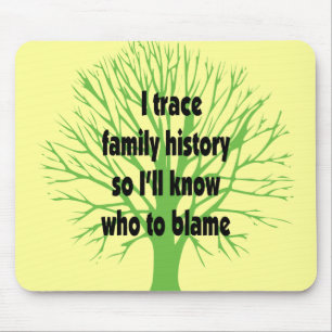 I Trace Family History Mouse Pad