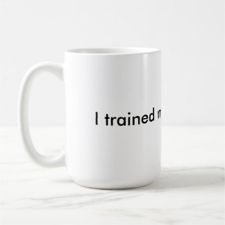 I trained my brain to win - insulated coffee mug
