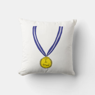 I Tried Medal Cushion