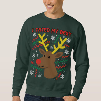I Tried My Best, Christmas Festive Fiasco Sweatshirt