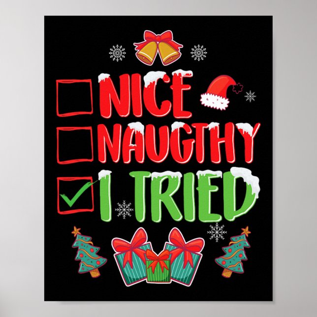 I Tried Nice Or Naughty 1  Poster (Front)