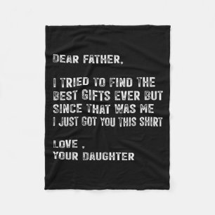 I Tried To Find The Best Funny Father Fathers Day Fleece Blanket