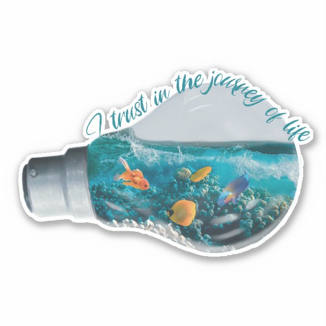 I trust the Journey of Life: Underwater Waves (Front)