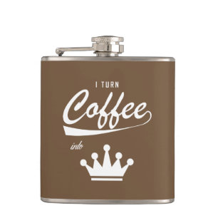 I Turn Coffee Into KOMs Hip Flask