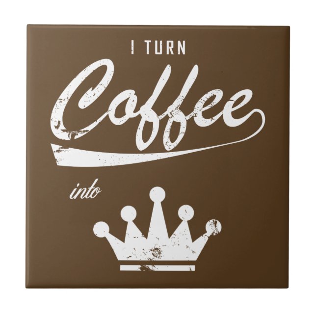 I Turn Coffee Into KOMs Tile (Front)