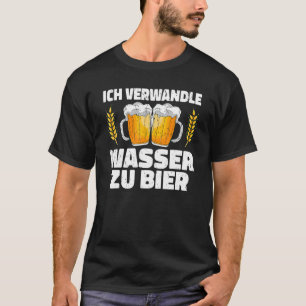 I turn water into beer beer brewery master brewer  T-Shirt