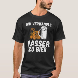 I turn water into beer saying brewer and brewery T-Shirt