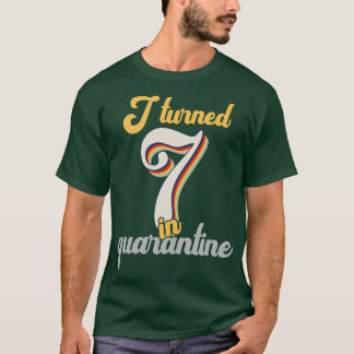 I Turned 7 in 7th Birthday T-Shirt