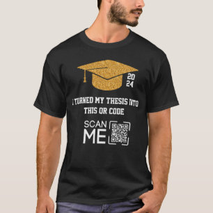 I Turned My Thesis Into This QR Code T-Shirt