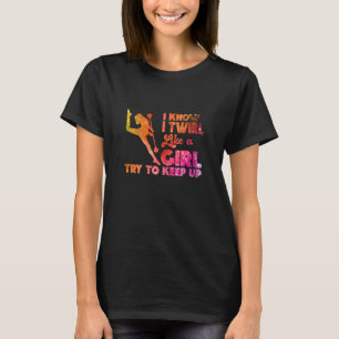 I Twirl Like A Girl Twirlers Majorette Baton Twirl T-Shirt