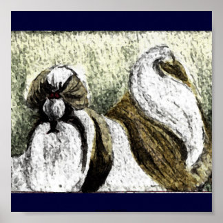 "I Tzu, Do You?" Series 6 by Lisa Miller Poster