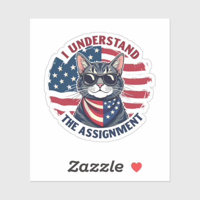 I Understand the Assignment Harris Walz Cat Lady  (Sheet)