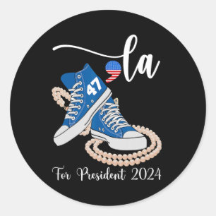 I Understand The Ignment Comma La Cute Shoes Kamal Classic Round Sticker