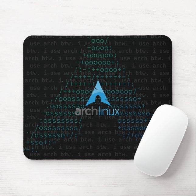 i use arch btw mouse pad (With Mouse)