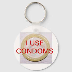 I USE CONDOMS KEY RING
