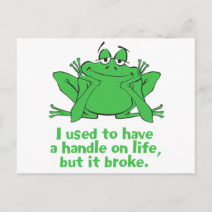 I Used to Have a Handle on Life Postcard