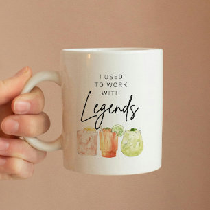 I Used to Work With Legend Personalised Retirement Coffee Mug