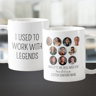 I Used To Work With Legends 10 Coworker Photo Coffee Mug