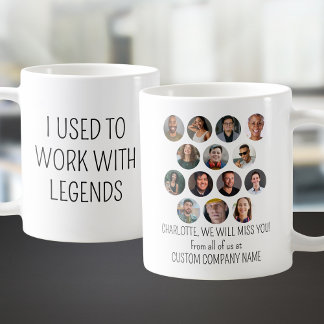 I Used To Work With Legends 14 Coworker Photo Coffee Mug