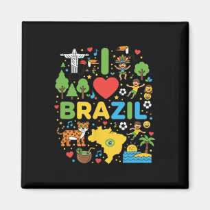 I Vacation Travel Souvenir Sam Soccer Jagua Magnet