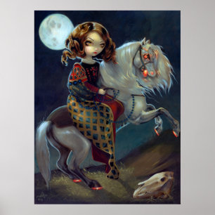 I Vampiri: Notte a Cavalla ART PRINT Vampire Horse