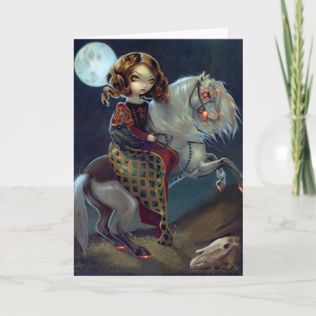 "I Vampiri:  Notte a Cavalla" Greeting Card (Front)