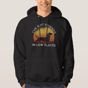 I_ve Got Friends In Low Places Dachshund Wiener Do Hoodie