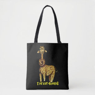 I’ve got trouble tote bag