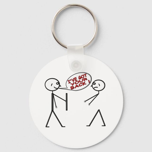 I 'VE GOT YOUR BACK ! KEY RING (Front)