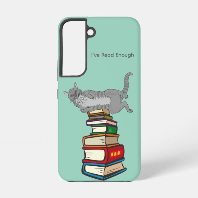 I’ve Read Enough Cat Samsung Galaxy Case (Back)