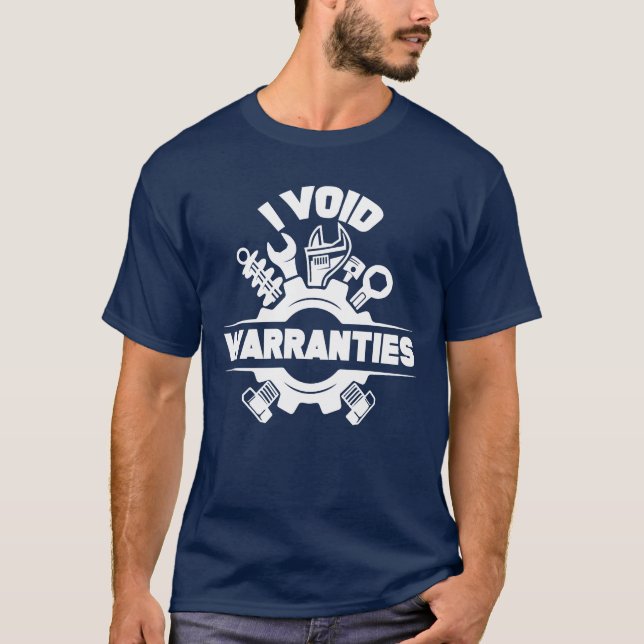 I Void Warres Mechanic Quad Racer Muscle Car boy T-Shirt (Front)