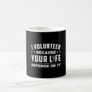 I Volunteer Paramedic Ambulance EMS EMT Funny Coffee Mug