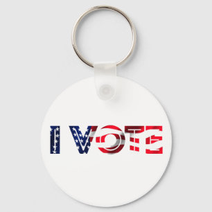 I Vote Key Ring