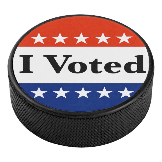 I Voted 2024 Elections Hockey Puck (3/4)