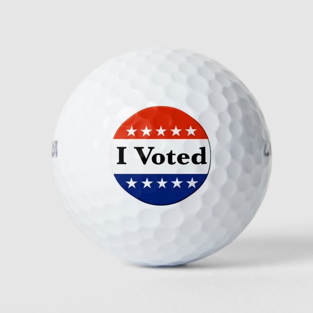 I Voted 2026 Elections Golf Balls (Front)