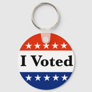 I Voted 2026 Elections Key Ring