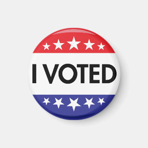 I Voted Button 2020 Election Magnet