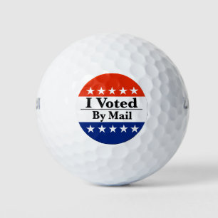 I Voted By Mail Golf Balls