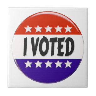 I Voted Ceramic Tile