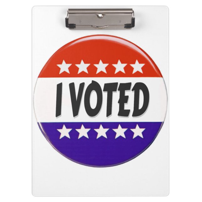 I Voted Clipboard (Front)