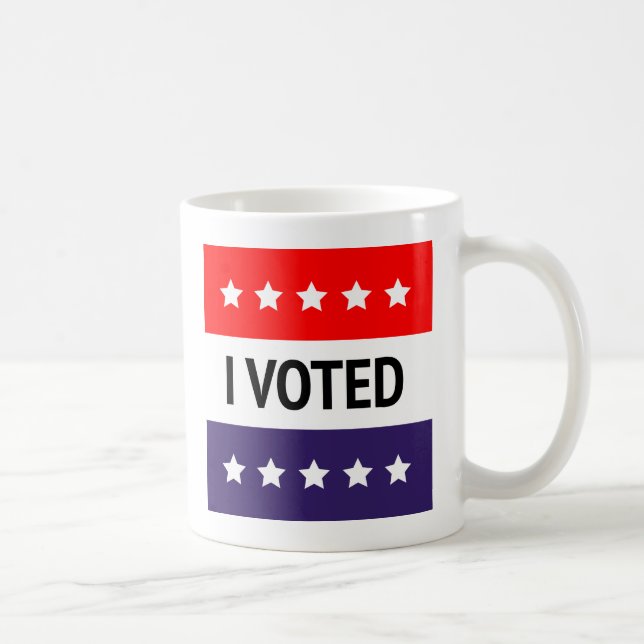 I Voted Coffee Mug (Right)