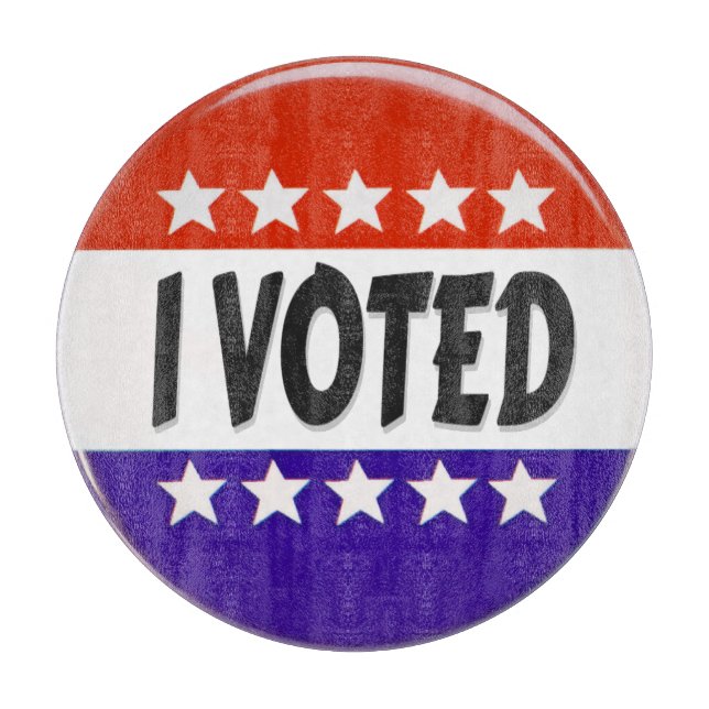 I Voted Cutting Board (Front)
