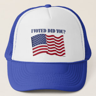 I VOTED DID YOU? TRUCKER HAT